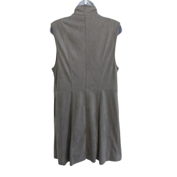 Tart Collections Mason Vest Faux Suede Ultra Soft Waterfall Open Front PoCKeTS - Picture 3 of 9